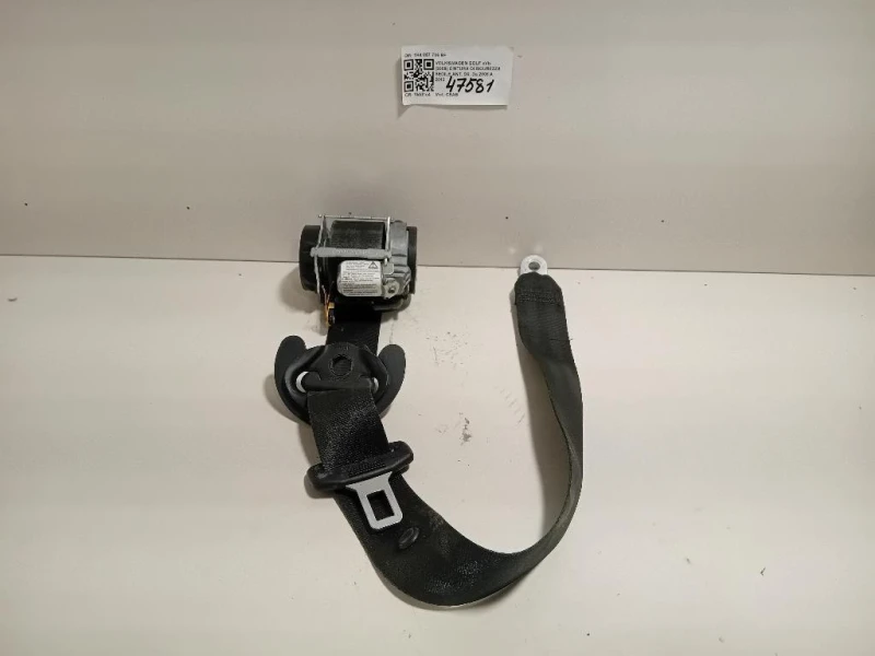 Cintura DI Sicurezza Sedile ANT DX 1K4 857 706 BF Volkswagen GOLF VI 2009