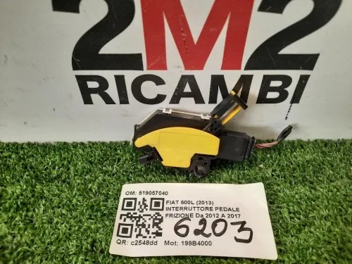 Interruttore Pedale Frizione 519057040 INTERRUTTORE PEDALE Fiat 500L 2013