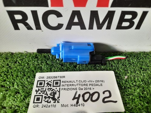 Interruttore Pedale Frizione 253256730R Renault CLIO IV 2016