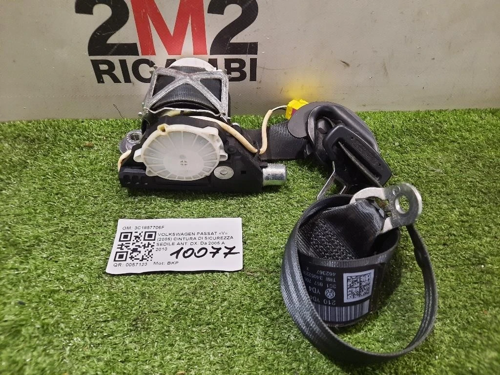 Cintura DI Sicurezza Sedile ANT DX 3C1857706F Volkswagen Passat V 2005