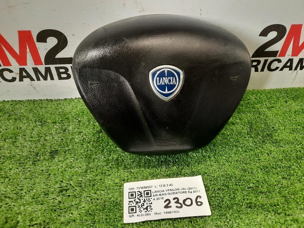Air-bag Guidatore 735656007 Lancia Ypsilon III 2011