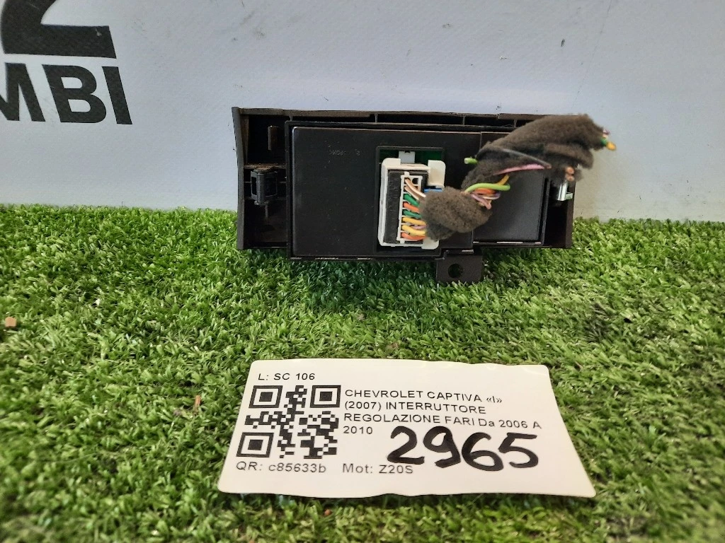 Interruttore Regolazione FARI Chevrolet Captiva I 2007