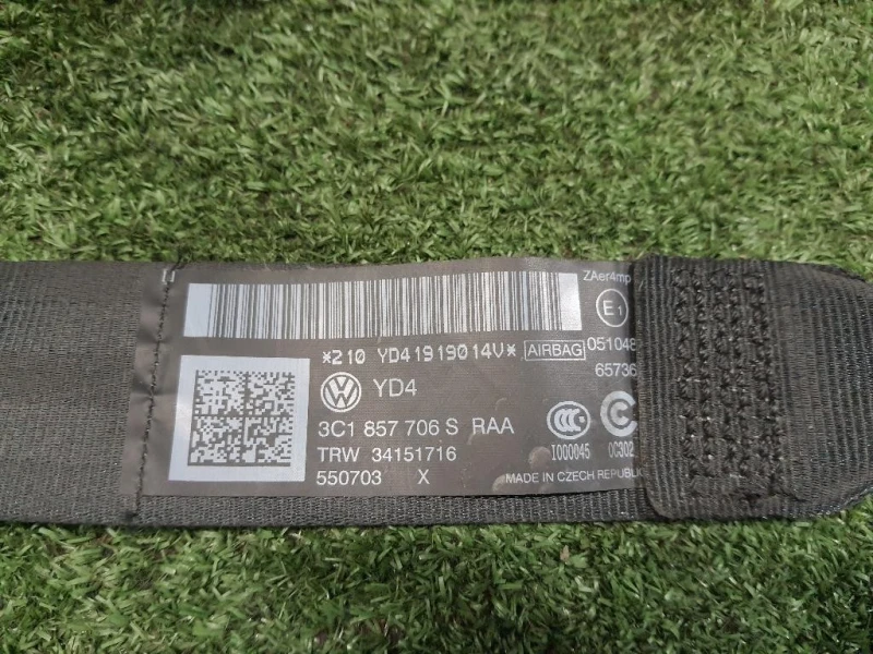Cintura DI Sicurezza Sedile ANT DX 3C1857706SRAA Volkswagen Passat VI 2011