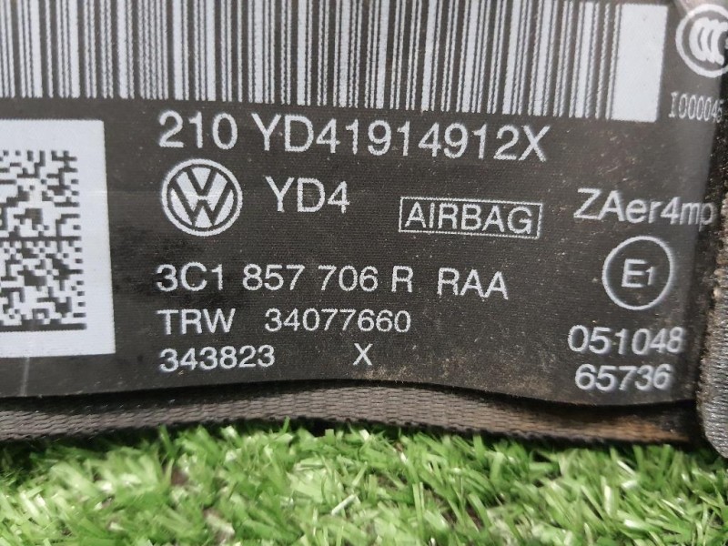 Cintura DI Sicurezza Sedile ANT DX 3C1857706RRAA Volkswagen Passat VI Variant 2011