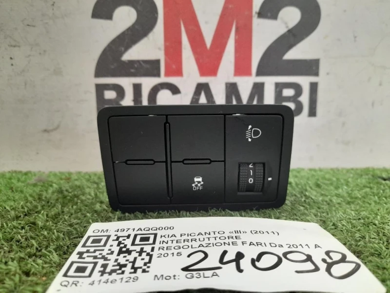 Interruttore Regolazione FARI 4971AQQ000 Kia Picanto III 2011