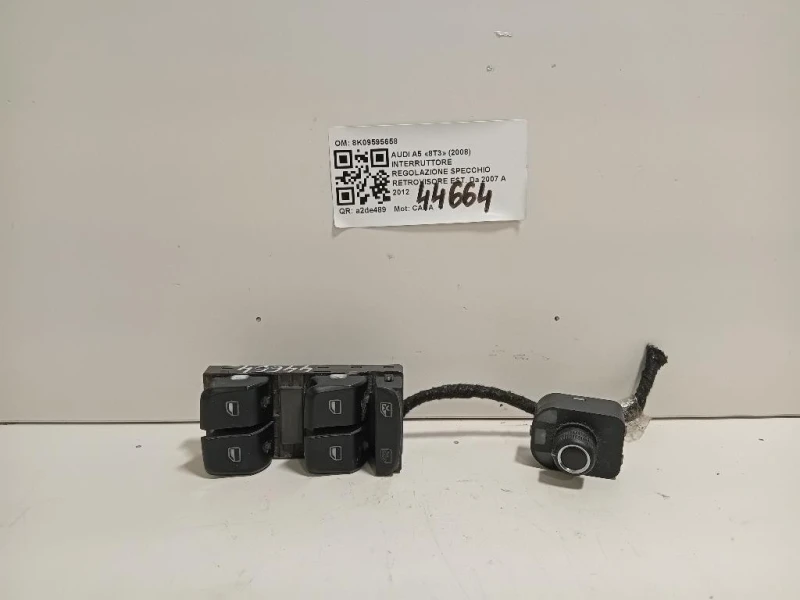 Interruttore Regolazione Specchio Retrovisore EST 8K09595658 Audi A5 8T3 2008