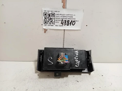 Interruttore Regolazione Specchio Retrovisore EST 64119311850-01 Chevrolet Captiva I 2007