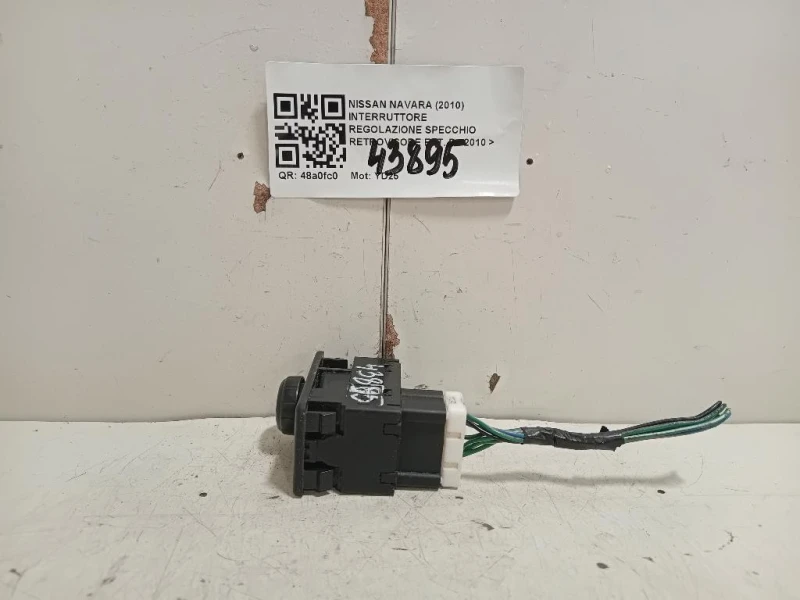 Interruttore Regolazione Specchio Retrovisore EST Nissan Navara 2010
