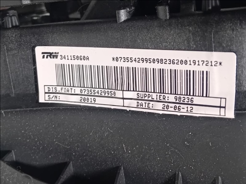 Air-bag Guidatore 34115060A LANCIA CHRYSLER YPSILON Lancia Ypsilon III 2011