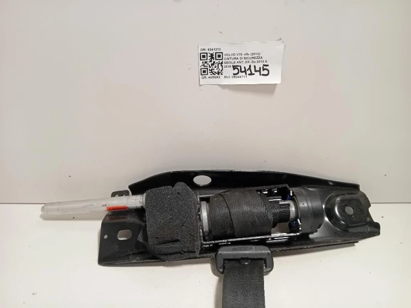 Cintura DI Sicurezza Sedile ANT DX 6041213 Volvo V70 III 2013