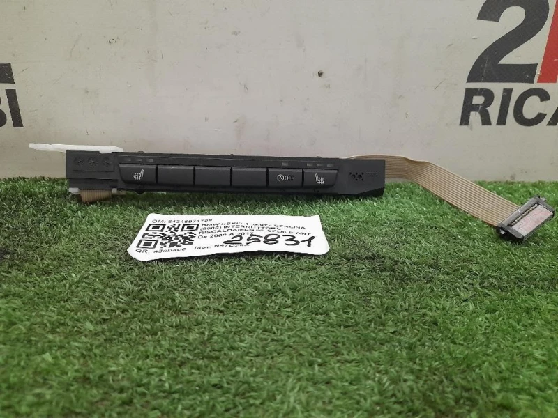 Interruttore Riscaldamento Sedile ANT 61316971799 Bmw Serie 1 E87 Berlina 2005