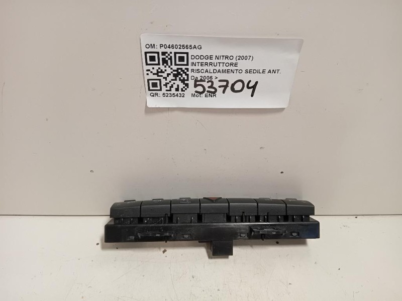 Interruttore Riscaldamento Sedile ANT P04602565AG Dodge Nitro 2007
