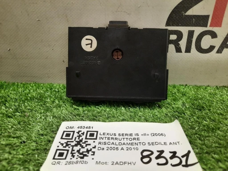 Interruttore Riscaldamento Sedile ANT 453451 Lexus Serie IS II 2006