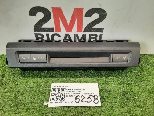 Interruttore Riscaldamento Sedile ANT BHR155260 Mazda 3 III 2016