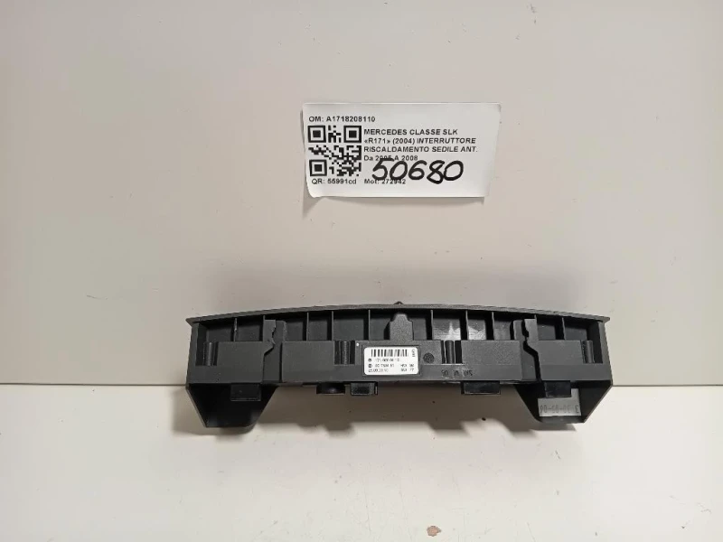 Interruttore Riscaldamento Sedile ANT A1718208110 Mercedes Classe SLK R171 2004