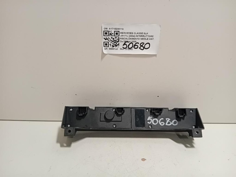 Interruttore Riscaldamento Sedile ANT A1718208110 Mercedes Classe SLK R171 2004