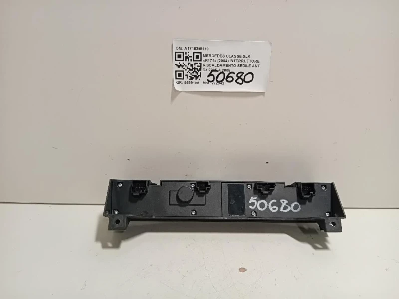 Interruttore Riscaldamento Sedile ANT A1718208110 Mercedes Classe SLK R171 2004