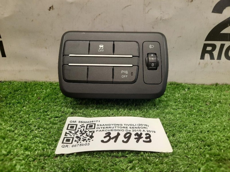 Interruttore Sensori Parcheggio 8530035171 Ssangyong Tivoli 2015