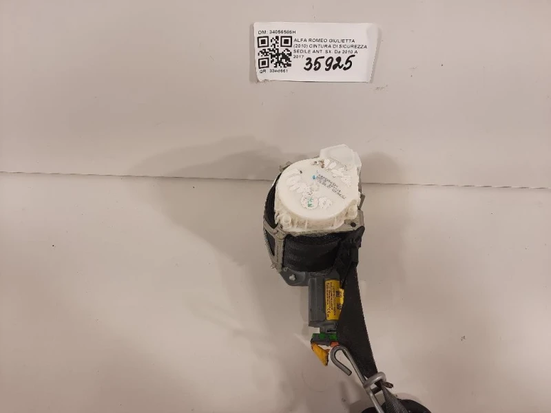 Cintura DI Sicurezza Sedile ANT SX 34056585H Alfa Romeo Giulietta 2010