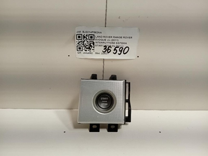 Interruttore Sistema Start-stop BJ3214F562AA Land Rover Range Rover Evoque I 2011