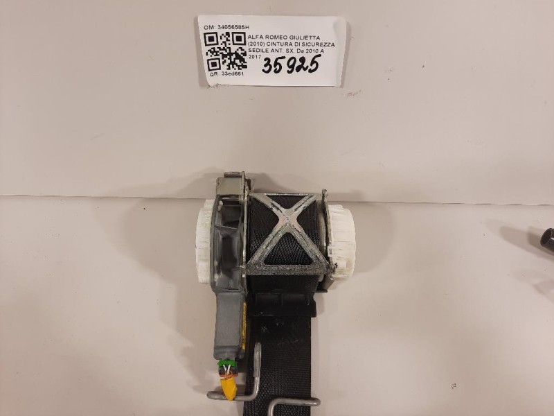 Cintura DI Sicurezza Sedile ANT SX 34056585H Alfa Romeo Giulietta 2010