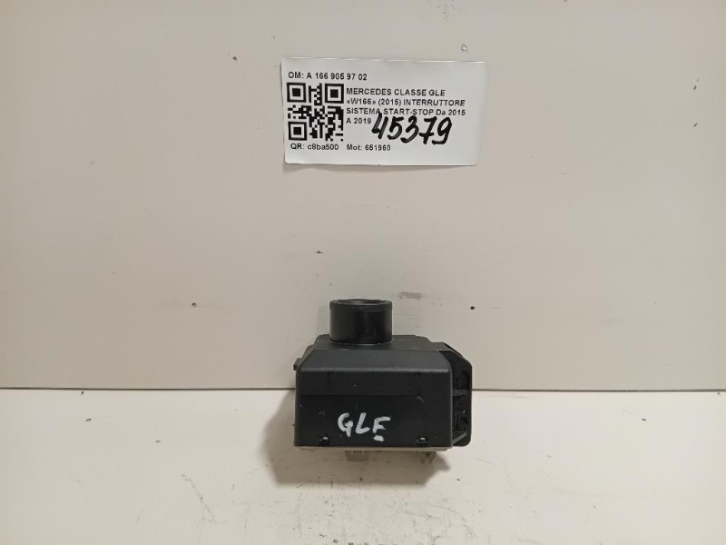 Interruttore Sistema Start-stop A 166 905 97 02 Mercedes Classe GLE W166 2015