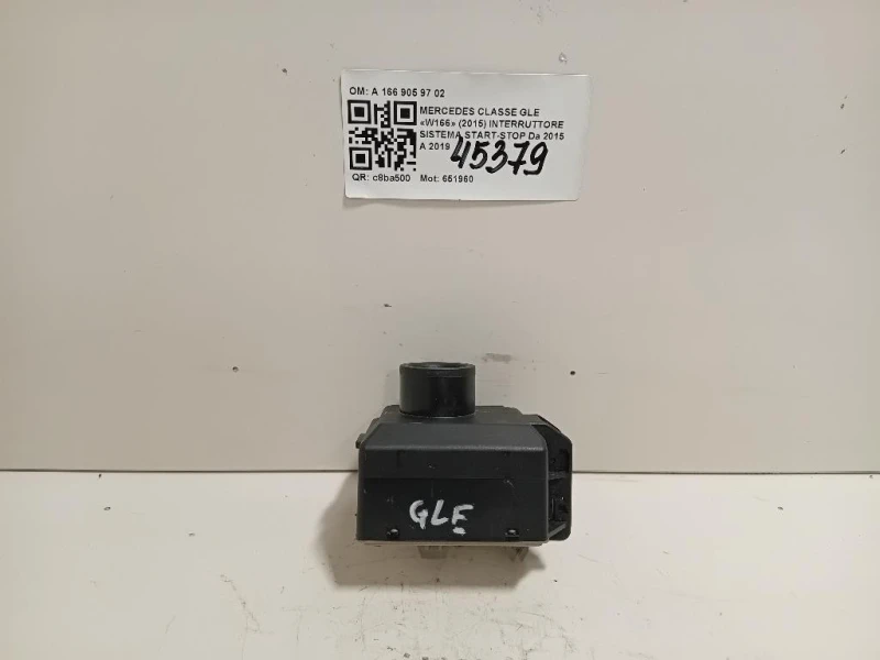 Interruttore Sistema Start-stop A 166 905 97 02 Mercedes Classe GLE W166 2015