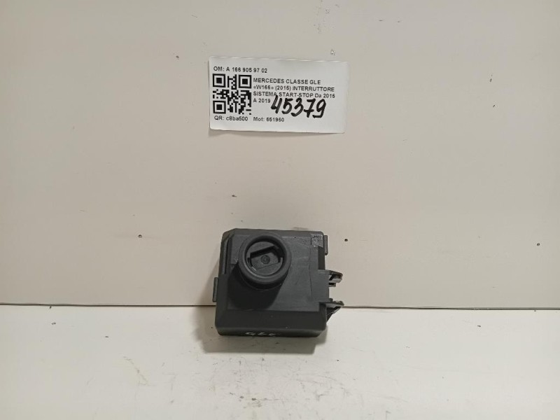 Interruttore Sistema Start-stop A 166 905 97 02 Mercedes Classe GLE W166 2015