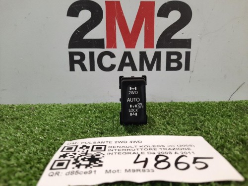 Interruttore Trazione Integrale PULSANTE 2WD 4WD Renault Koleos I 2008