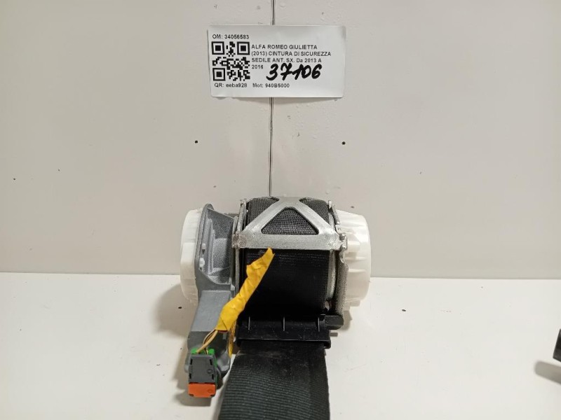 Cintura DI Sicurezza Sedile ANT SX 34056583 Alfa Romeo Giulietta 2013