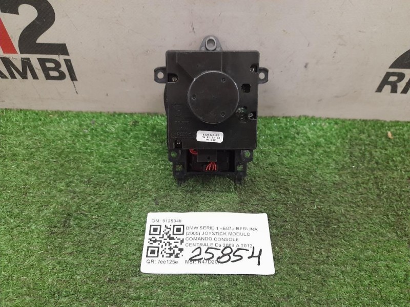 Joystick Modulo Comando Console Centrale 9125348 Bmw Serie 1 E87 Berlina 2005
