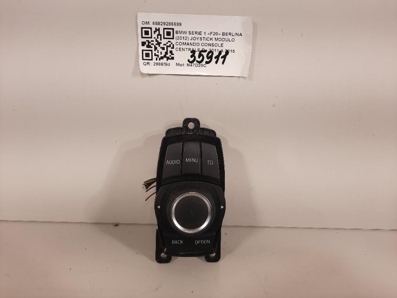 Joystick Modulo Comando Console Centrale 65829286699 Bmw Serie 1 F20 Berlina 2012