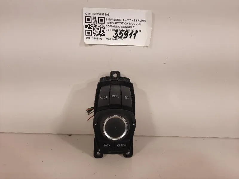 Joystick Modulo Comando Console Centrale 65829286699 Bmw Serie 1 F20 Berlina 2012