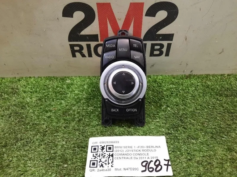 Joystick Modulo Comando Console Centrale 65829286699 Bmw Serie 1 F20 Berlina 2012