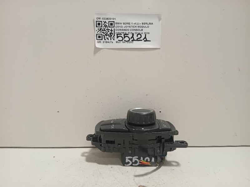 Joystick Modulo Comando Console Centrale 033623101 Bmw Serie 1 F20 Berlina 2012