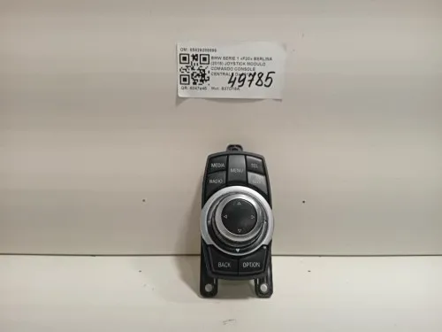 Joystick Modulo Comando Console Centrale 65829286699 Bmw Serie 1 F20 Berlina 2015