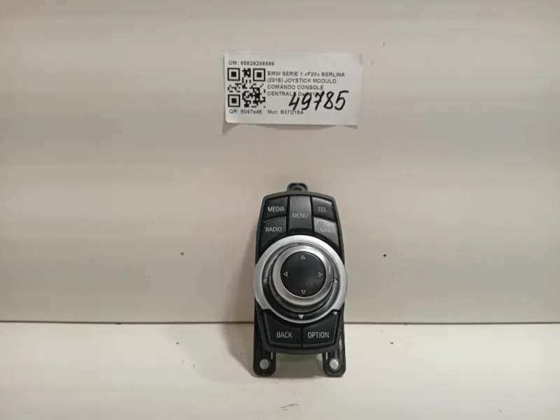 Joystick Modulo Comando Console Centrale 65829286699 Bmw Serie 1 F20 Berlina 2015