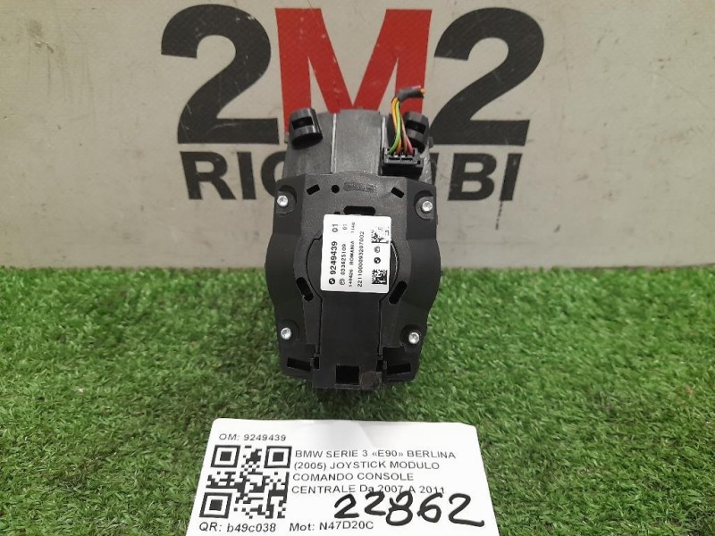 Joystick Modulo Comando Console Centrale 9249439 Bmw Serie 3 E90 Berlina 2005