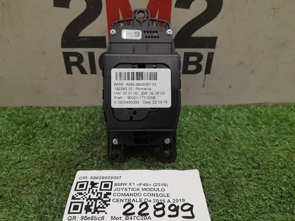 Joystick Modulo Comando Console Centrale 65826829087 Bmw X1 F48 2015