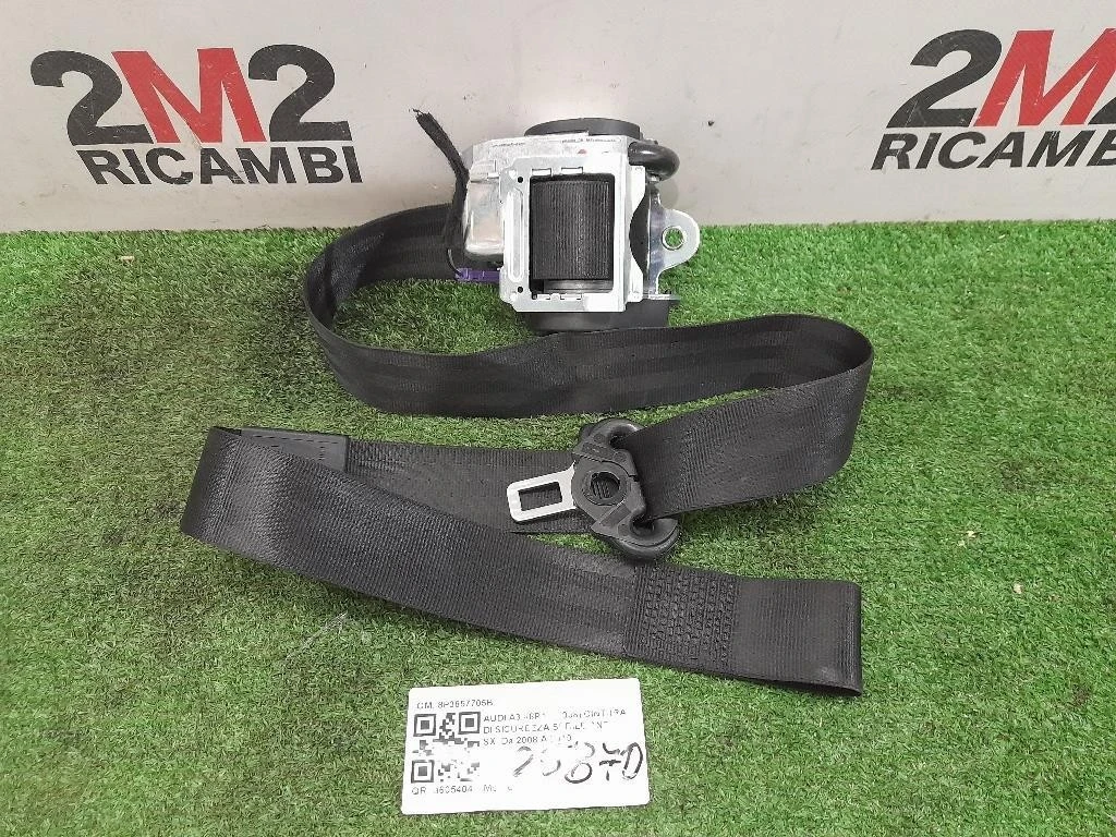 Cintura DI Sicurezza Sedile ANT SX 8P3857705B Audi A3 8P1 2008