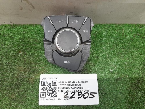 Joystick Modulo Comando Console Centrale 13343756 Opel Insignia A 2009