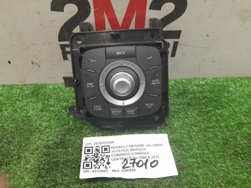 Joystick Modulo Comando Console Centrale 253B00345R Renault Mégane III 2009