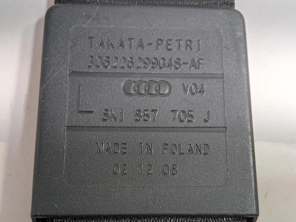 Cintura DI Sicurezza Sedile ANT SX 306369510 Audi A4 8K2 2008