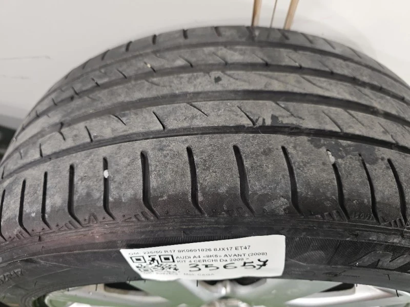 KIT 4 Cerchi 22550 R17 8K0601826 8JX17 ET47 Audi A4 8K5 Avant 2008