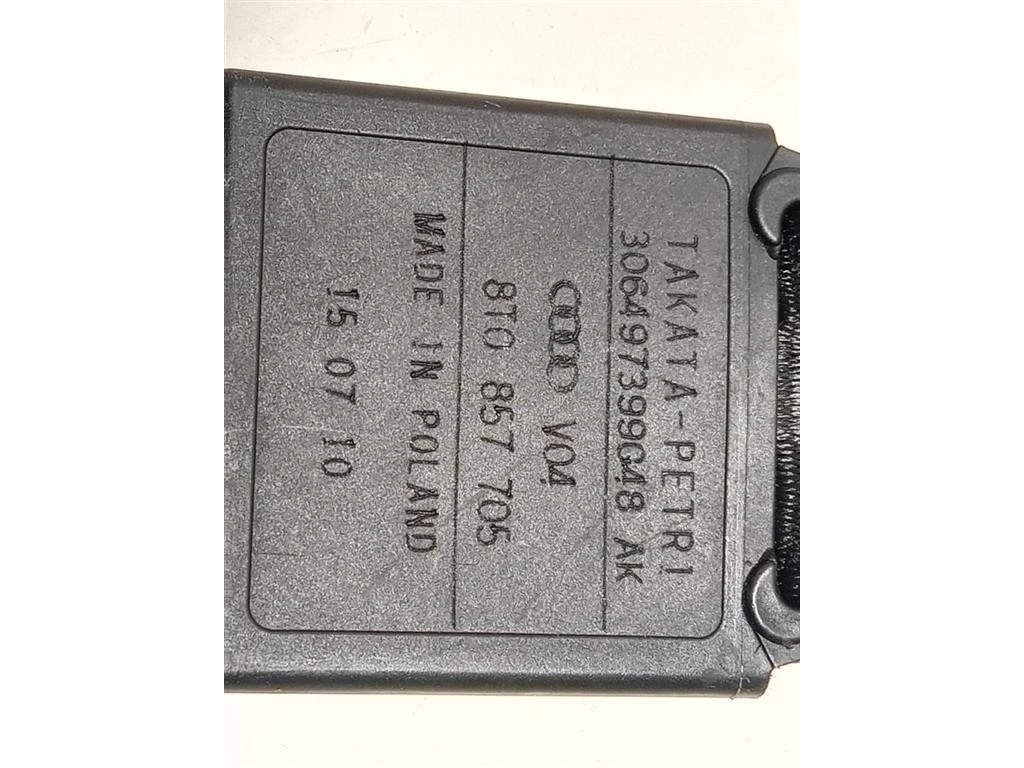 Cintura DI Sicurezza Sedile ANT SX 8T0 857 705 Audi A5 8T3 2008