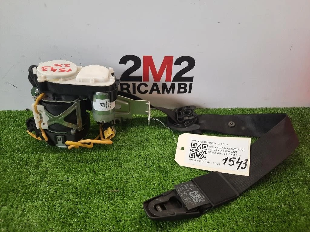 Cintura DI Sicurezza Sedile ANT SX 4G8857705HV04 Audi A6 4G5 Avant 2012
