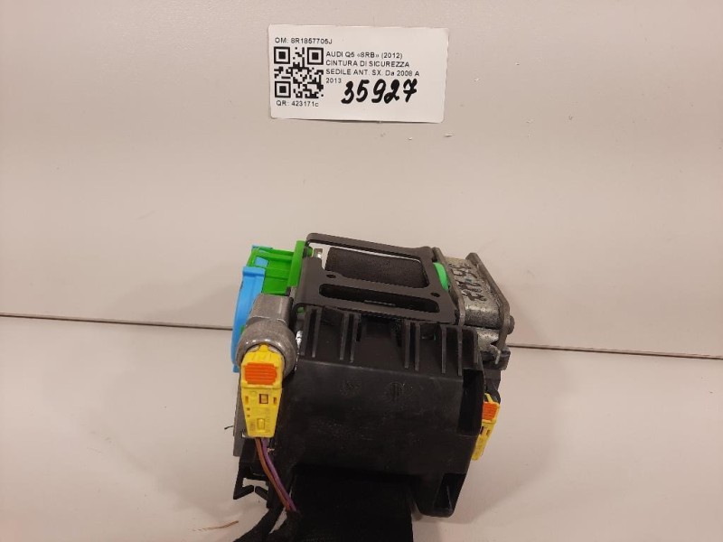 Cintura DI Sicurezza Sedile ANT SX 8R1857705J Audi Q5 8RB 2012