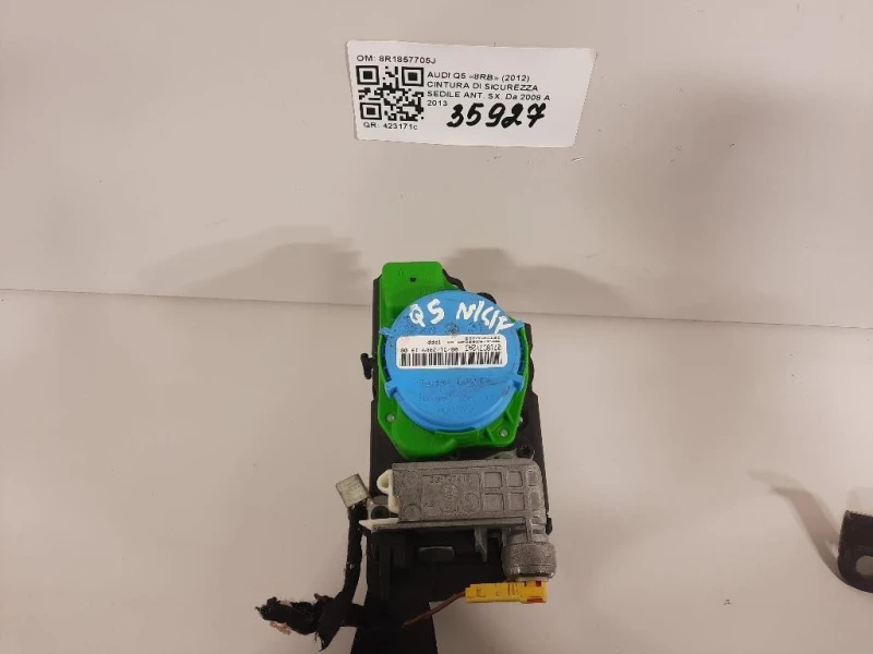 Cintura DI Sicurezza Sedile ANT SX 8R1857705J Audi Q5 8RB 2012
