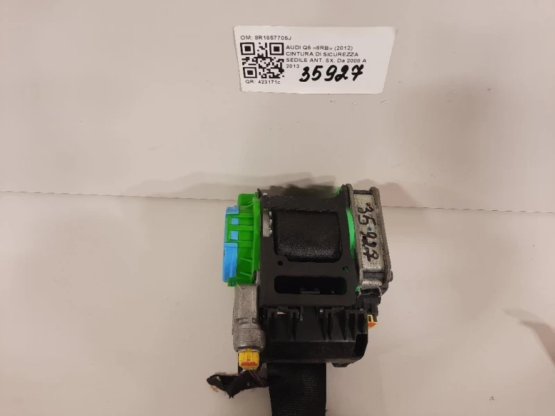Cintura DI Sicurezza Sedile ANT SX 8R1857705J Audi Q5 8RB 2012
