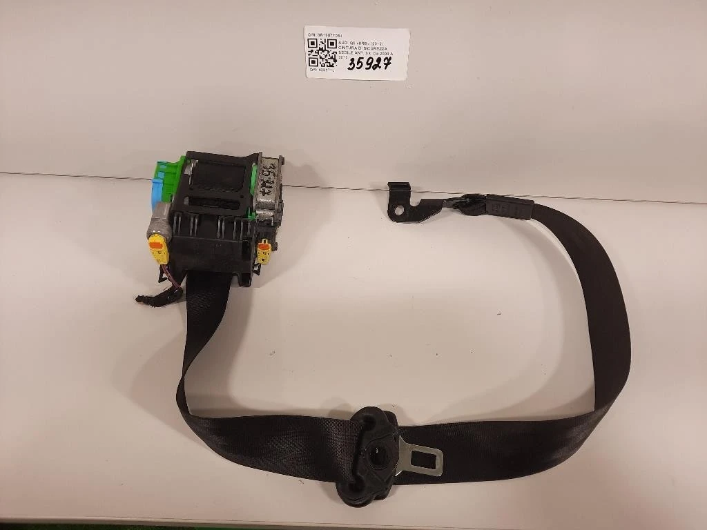 Cintura DI Sicurezza Sedile ANT SX 8R1857705J Audi Q5 8RB 2012